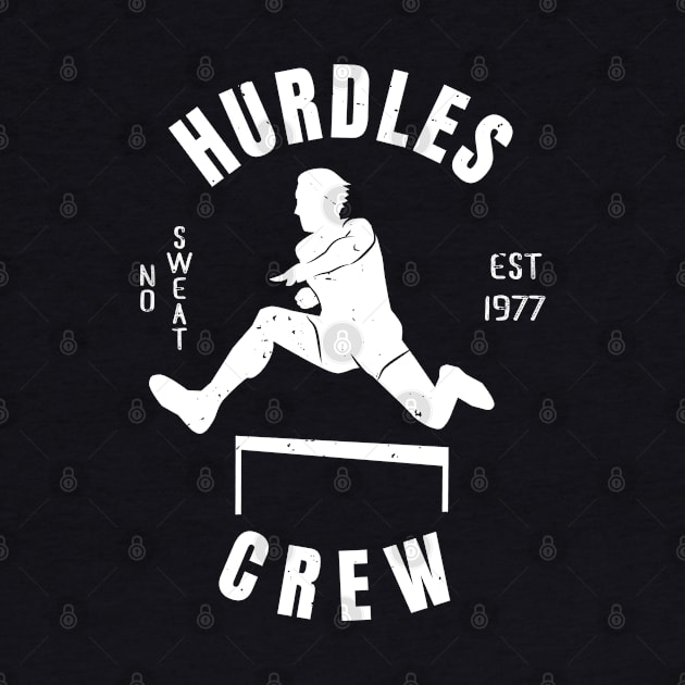 Mens Athletics Hurdles Crew Athlete Gift by atomguy